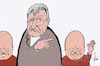 Cartoon: Raus ! (small) by tiede tagged kalbitz,meuthen,afd,rauswurf,flügel,tiede,cartoon,karikatur