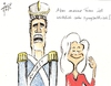 Cartoon: Romney (small) by tiede tagged mitt,romney,ann,wahlkampf,usa,obama,nussknacker,tiede,joachim,tiedemann,cartoon,karikatur