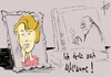 Cartoon: Annette Schavan (small) by tiede tagged annette,schavan,plagiat,freud,sigmund,tiede,joachim,tiedemann,karikatur,cartoon
