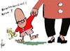 Cartoon: Torsten Albig (small) by tiede tagged kanzlerkandidat,sigmar,gabriel,spd,angela,merkel,kiel