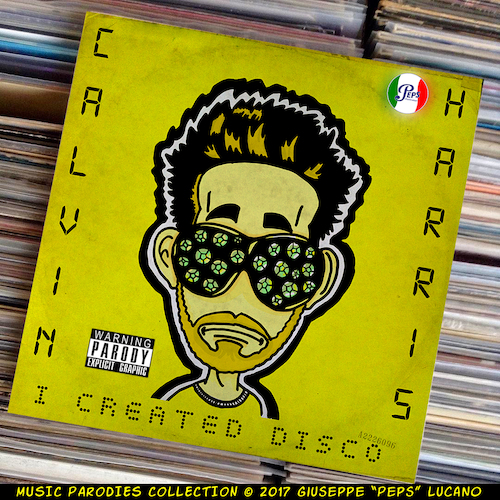 Cartoon: Calvin Harris - I Created Disco (medium) by Peps tagged calvin,harris,created,disco