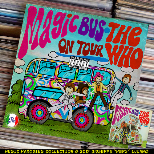 Cartoon: The Who Magic Bus The Who on T (medium) by Peps tagged the,who,magic,bus,on,tour