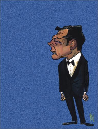 Cartoon: Movie Caricatures 25 (medium) by Stef 1931-1995 tagged movie,caricature,hollywood