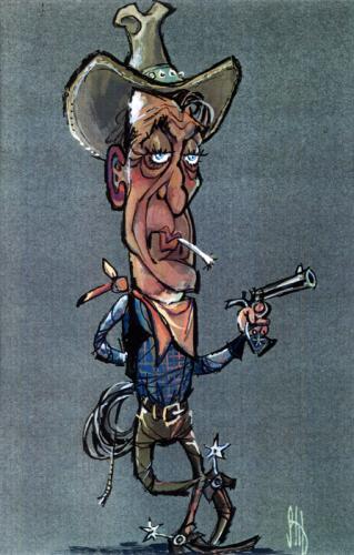 Cartoon: Movie Caricatures 3 (medium) by Stef 1931-1995 tagged movie,caricature,hollywood