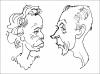 Cartoon: Frans en Monique (small) by Stef 1931-1995 tagged caricature
