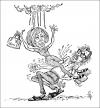 Cartoon: Zij valt op hem! (small) by Stef 1931-1995 tagged sky,luft,lucht,vallen,fliegen,tomber