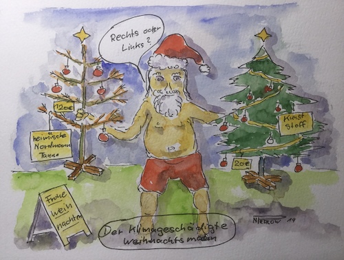 Cartoon: Weihnachtswunsch 2 (medium) by Pralow tagged klimaschutz,politik,konsum,klimaschutz,politik,konsum