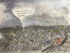 Cartoon: Anbaden 2017 (small) by Pralow tagged tourismus,schleswig,holstein,büsum,anbaden,2017,baden,wattenmeer,naturpark,weltnaturerbr