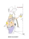 Cartoon: beim Hausarzt (small) by BuBE tagged hausarzt,arztpraxis,medizien,untersuchung,krank,krankheit,wartezimmer,arztuntersuchung