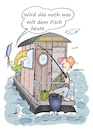 Cartoon: Hausboot (small) by BuBE tagged angeln,angler,fischen,urlaub,erholung,freizeit,fischspeise,fischpfanne,fischessen