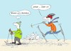 Cartoon: Skilanglauf - Hektiker (small) by BuBE tagged skilanglauf,wintersport