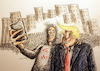 Cartoon: selfie trump (small) by joaquim carvalho tagged trump,selfie,usa