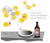 Cartoon: Corona Party (small) by Jochen N tagged zigarette,bier,alkohol,feier,aschenbecher,partystimmung,viren,ansteckung,ansteckend,coronavirus,virus,covid,19,gesund,krank,pandemie,infekt