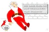 Cartoon: Frohe Botschaft (small) by Jochen N tagged weihnachten,weihnachtsmann,gauner,bettler,betteln,unrasiert,dreist,bart,betrug,betrüger,obdachlos,wohnungslos,arm,armut,arbeitslos,penner,feiertage,festtage,spende,bedürftig