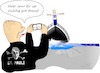 Cartoon: Ganz oben (small) by Jochen N tagged hamburg,st,pauli,hsv,fußball,aufstieg,abstieg,smartphone,foto,meer,titanic,untergang,schiff,schadenfreude