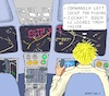 Cartoon: Boris in the Role of A. Lubitz (small) by Barthold tagged boris,johnson,prime,minister,britain,hard,brexit,disregard,parliament,democratic,rules,andreas,lubitz,german,pilot,suicide,french,alps,occupied,airliner,germanwings,2015,cockpit,nocturnal,city,bright,lettering,yoke,instruments,airplane,crash,prorogation