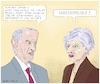 Cartoon: Dialogue May Corbyn (small) by Barthold tagged brexit,united,kingdom,great,britain,theresa,may,jeremy,corbyn,italy,matteo,salvini,luigi,di,maio,giuseppe,conte,populism,will,people