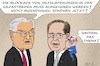 Cartoon: Die Rechten sind immer dabei! (small) by Barthold tagged treffen,frank,walter,steinmeier,jitzchak,herzog,berlin,sechzig,jahre,diplomatische,beziehungen,israel,deutschland,ermahnung,erfüllung,kriegsrecht,menschenrechtscharta,blockade,hilfslieferungen,gaza,einflüsterer,itamar,ben,gvir,otzma,yehudit,ultra,nationalistisch,mitglied,koalition,cartoon,karikatur,barthold