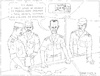 Cartoon: Planning the Capture of Idlib (small) by Barthold tagged bashar,al,assad,dictator,despot,syria,officers,briefing,planning,capture,idlib,rgion,district,air,strikes,hospitals,ruthlessness,disregard,civil,victims,damages,tent,under,canvas,map
