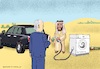 Tankstopp in Saudi Arabien
