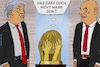 Cartoon: Verleihung FIFA-Friedenspreis (small) by Barthold tagged dezember,05,2025,gianni,infantino,verleiht,trump,fifa,friedenspreis,geste,entsetzen,gesicht,in,händen,vergraben,hände,vor,die,augen,schlagen,cartoon,karikatur,barthold