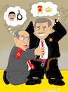 Cartoon: MHP_AKP_Bahceli_Erdogan_Tuerkei (small) by Tacasso tagged öcalan,recep,tayyip,erdogan,bahceli,türkei,türkisch,präsidialsystem,akp,mhp