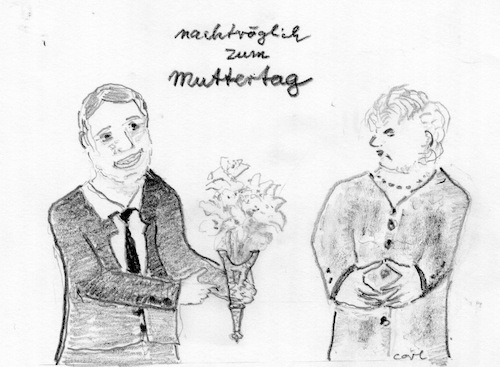 Cartoon: Muttartag (medium) by kritzelcarl tagged macron,europa