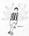 Cartoon: Handspiel (small) by kritzelcarl tagged fußball,korruption