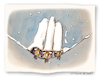 Cartoon: Leise rieselt der Schnee (small) by OTTbyrds tagged schneefall,schneehaube,wintervögel,schneehauben,ottbyrds,schrägevögel,winterwonderland