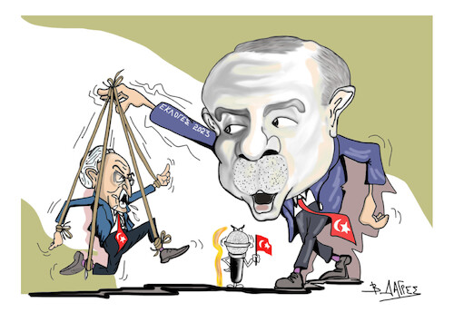 Cartoon: Turkish elections 2023 (medium) by vasilis dagres tagged turkey,elections