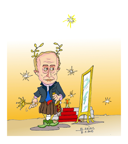 Cartoon: Vladimir Putin (medium) by vasilis dagres tagged putin,russia
