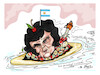 Cartoon: javie Mile (small) by vasilis dagres tagged javie,mile,argentina,elon,mask