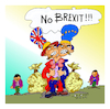 Cartoon: NO BREXIT (small) by vasilis dagres tagged england