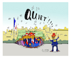 Cartoon: Quiet (small) by vasilis dagres tagged quiet,france,neoliberalism,conservatism,european,union