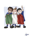 Cartoon: Italian Brothers (small) by Alagooon tagged racism,multiculturalism