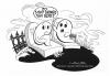 Cartoon: A New Ghost (small) by mwhite64 tagged ghost halloween death graveyard