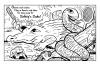 Cartoon: Gators and Snakes (small) by mwhite64 tagged safety reptiles animals