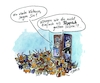 Cartoon: Tierhaltung (small) by Jens Natter tagged untervermietung,untermieter,erlaubnis,tierhaltung,tiere,vermieter,mieter,haus
