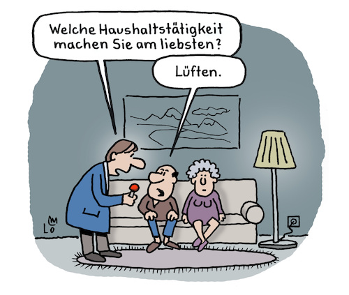 Cartoon: Haushaltshilfe (medium) by Lo Graf von Blickensdorf tagged interview,ehemann,ehefrau,rentner,haushaltshilfe,haushalt,reporter,fernsehen,karikatur,lo,graf,cartoon,lüften,mithilfe,mikrofon,abendschau,ulli,zelle,sofa,couch,mann,frau,interview,ehemann,ehefrau,rentner,haushaltshilfe,haushalt,reporter,fernsehen,karikatur,lo,graf,cartoon,lüften,mithilfe,mikrofon,abendschau,ulli,zelle,sofa,couch,mann,frau