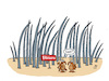 Cartoon: Flöhe unterwegs (small) by Lo Graf von Blickensdorf tagged flöhe,floh,schamhaar,insekten,zeichnung,haut,bikinizone,läuse,filzläuse,rasieren,bikini,schwimmbad,sommer,zone,männer,schild,haare,behaarung,karikatur,lo,graf,sex,cartoon,erotik