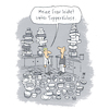 Cartoon: Tupperkolose (small) by Lo Graf von Blickensdorf tagged tupper,küche,behälter
