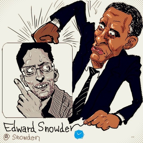 Cartoon: Edward Snowden (medium) by takeshioekaki tagged edward,snowden