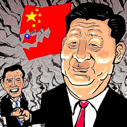 Cartoon: Summit meeting (medium) by takeshioekaki tagged meeting