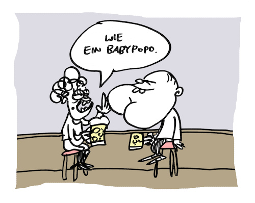 Cartoon: Poetik (medium) by Bregenwurst tagged babypopo,arschgesicht
