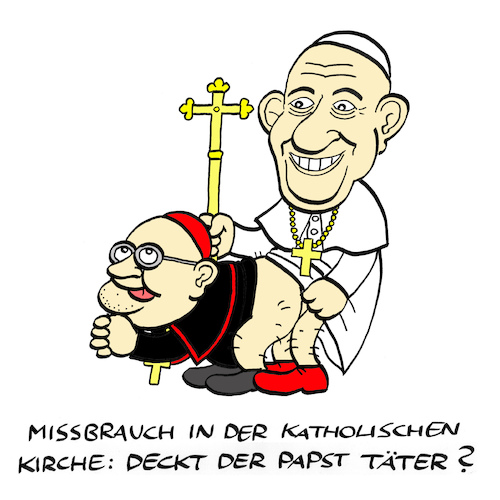 Cartoon: Sodom (medium) by Bregenwurst tagged missbrauch,papst,kirche,skandal