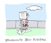 Cartoon: Auswurf (small) by Bregenwurst tagged coronavirus,fußball,spuckschutz,pandemie,rotz