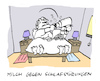 Cartoon: Hypnotikum (small) by Bregenwurst tagged milch,schlafstörung,ehebett,schlaf,gewalt