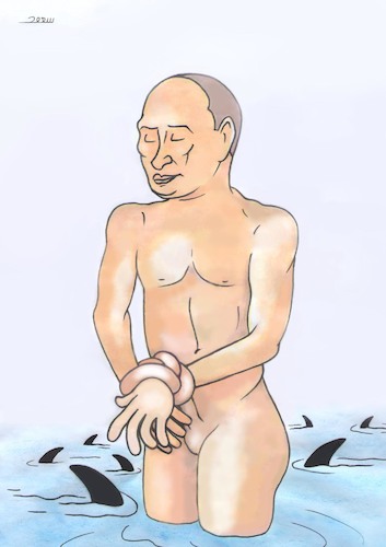 Cartoon: PUTIN (medium) by saoud tagged putin