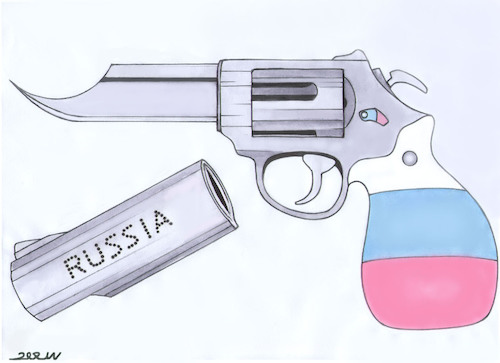 Cartoon: Russia (medium) by saoud tagged russia