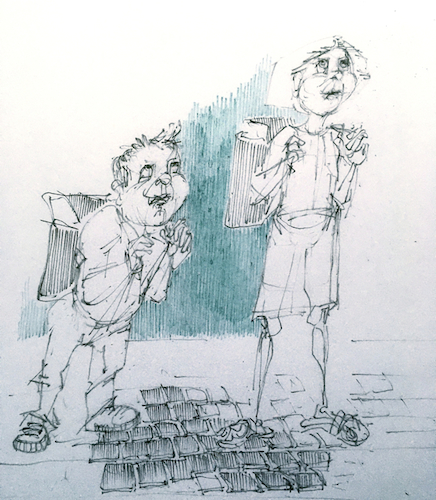Cartoon: schooldays (medium) by herranderl tagged schule,labor,jugend